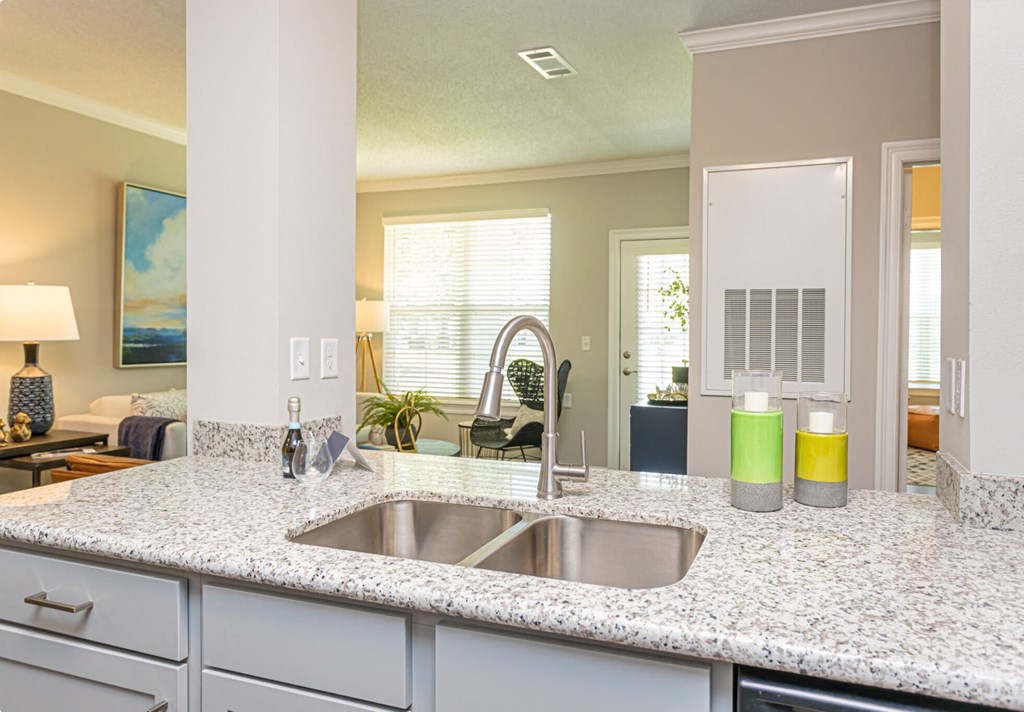 Kitchen island at Blu on the Boulevard, Louisiana, 70810